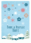 &Eacute;toiles et flocons pour une ann&eacute;e joyeuse